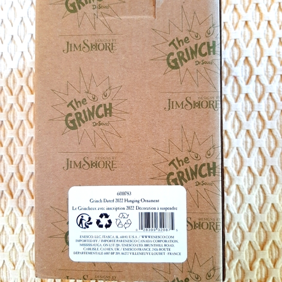 Jim Shore Grinch Tree Ornament - Picture 2 of 5